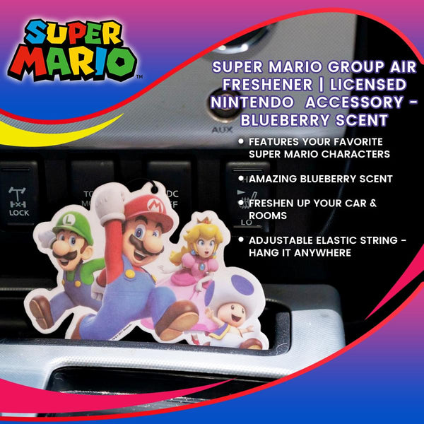 Super Mario Group Air Freshener