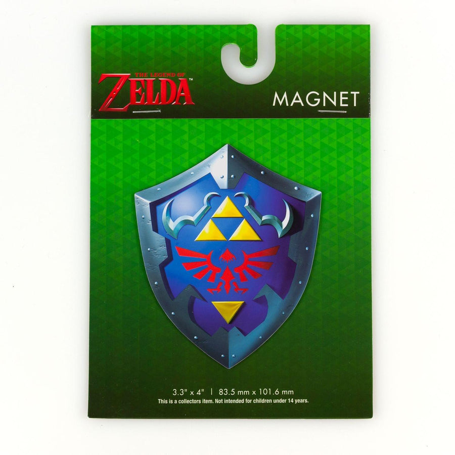 Zelda Collectibles|Legend of Zelda Link’s Hylian Shield 4 Inch Magnet