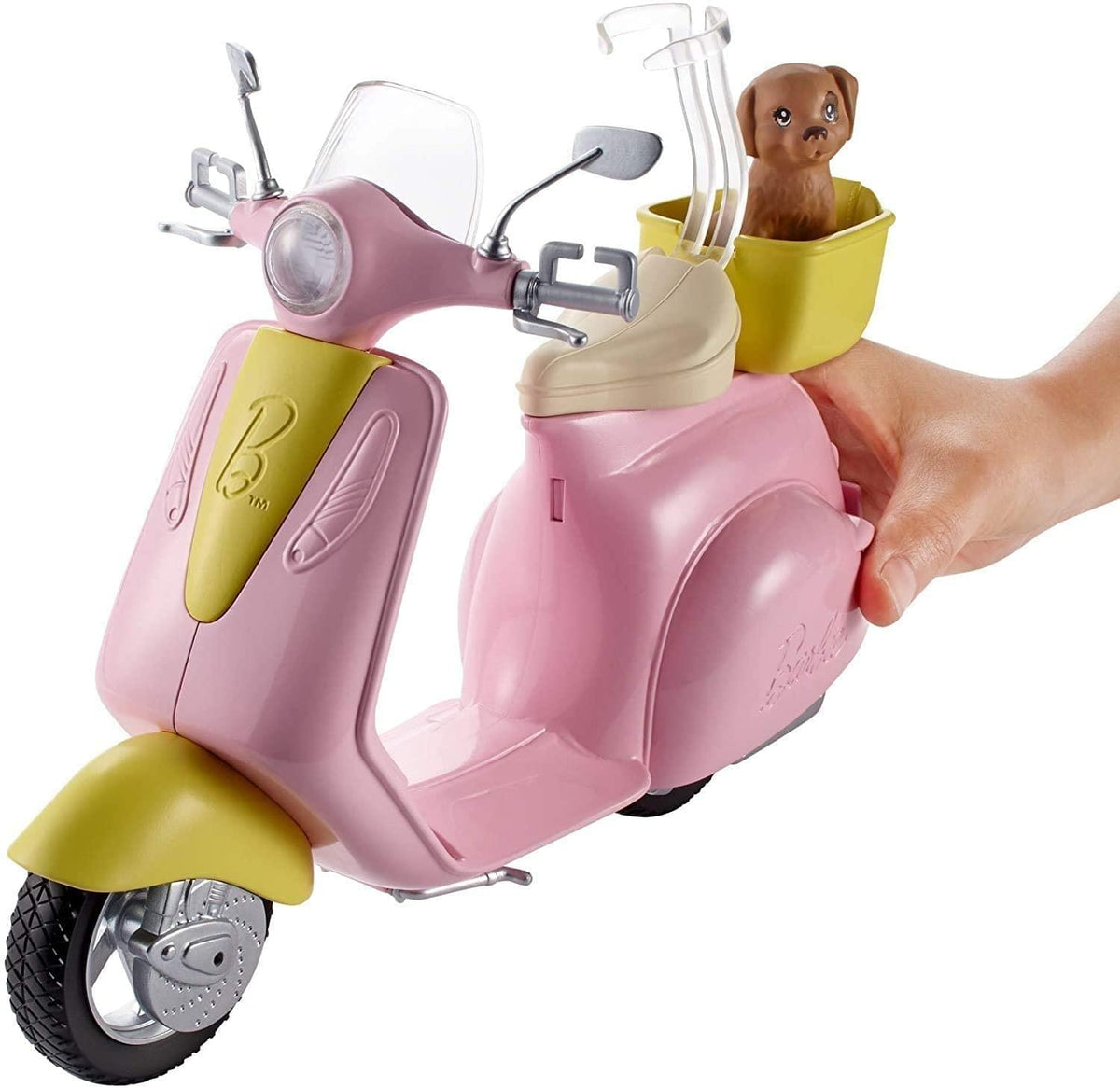 Barbie Pink Moped Scooter with Puppy