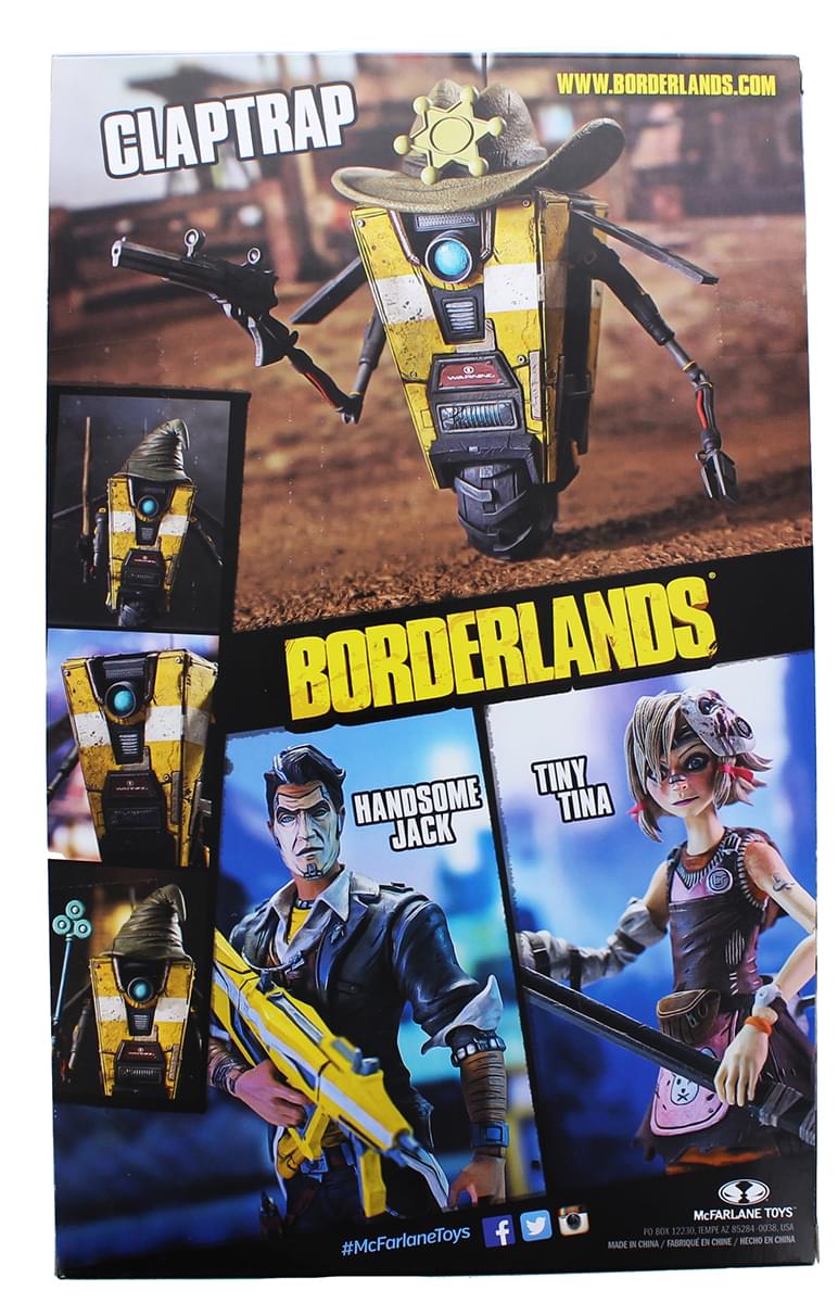 Borderlands 4.5" Claptrap Deluxe Action Figure