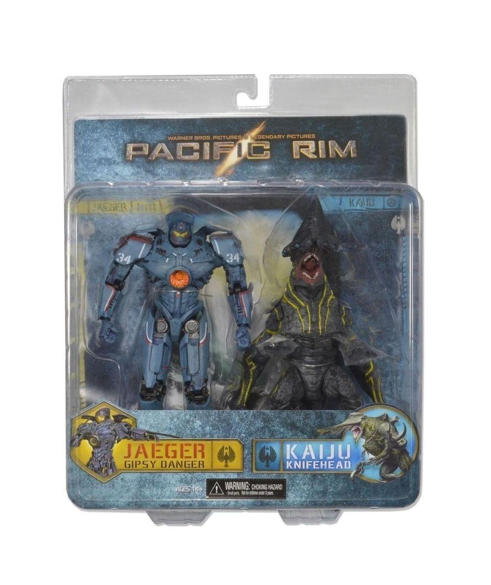 Pacific Rim 7" Action Figure 2 Pack Gipsy Danger & Kaiju Knifehead
