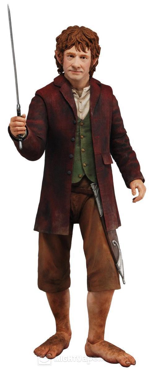 The Hobbit An Unexpected Journey Bilbo Baggins 1:4 Scale 12" Action Figure