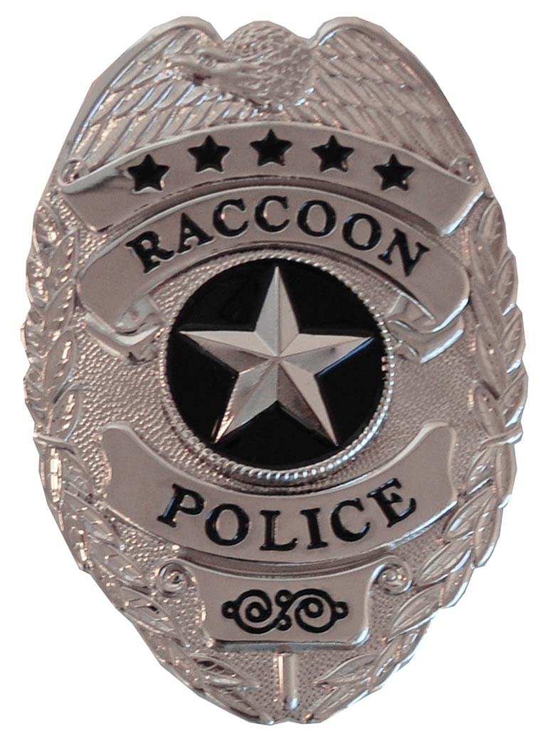 Resident Evil Raccoon Police Prop Badge