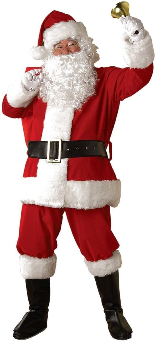 Regal Regency Plush Santa Suit Adult Costume Standard