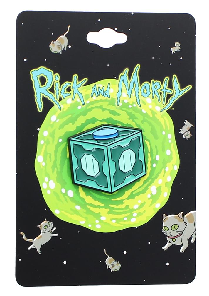 Rick and Morty Enamel Collector Pin Set: Meeseeks, Plumbus, Portal, Scary Terry