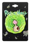 Rick and Morty Enamel Collector Pin Set: Meeseeks, Plumbus, Portal, Scary Terry