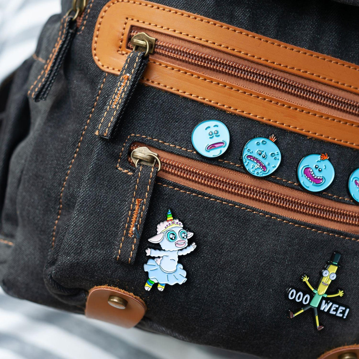 Rick and Morty Collector's Enamel Pin, Tinkles the Unicorn Lamb