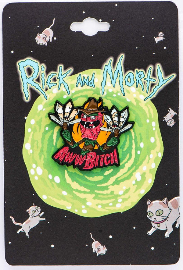 Rick and Morty Enamel Collector Pin Set: Meeseeks, Plumbus, Portal, Scary Terry