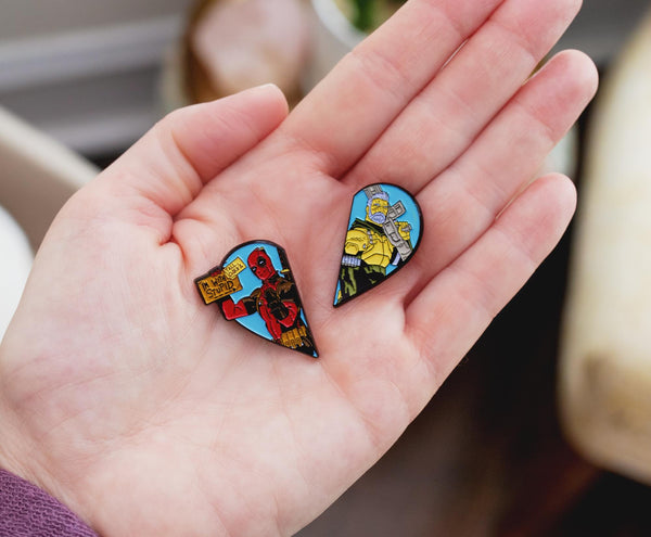Marvel Deadpool and Cable Limited Edition Enamel Pin