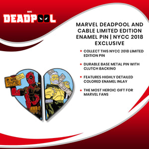 Marvel Deadpool and Cable Limited Edition Enamel Pin