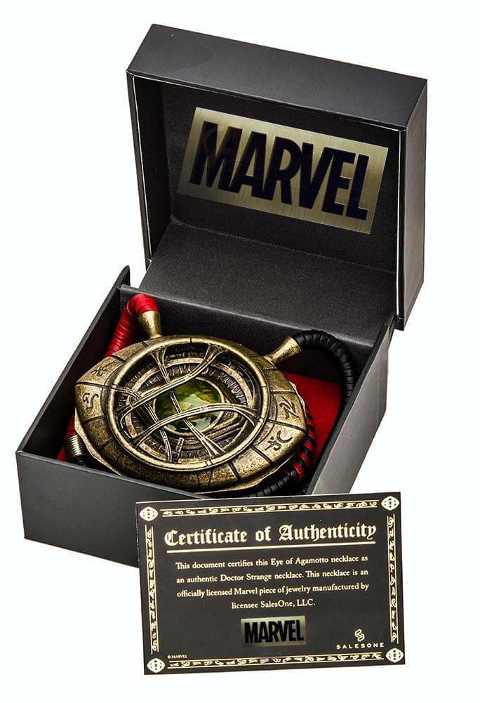 Avengers Infinity Saga Doctor Strange 1/1 Scale Eye of Agamotto Prop Replica Necklace