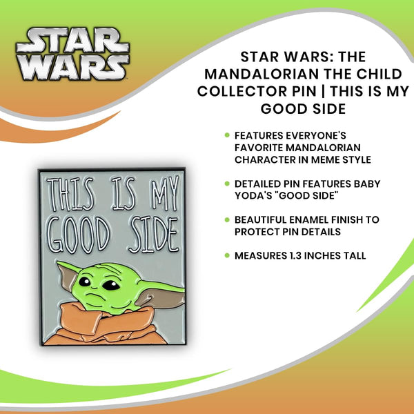 Star Wars Mandalorian The Child Baby Yoda Collector Pin