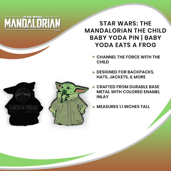 Star Wars: The Mandalorian The Child Exclusive Baby Yoda Pin | Baby Yoda In  Carriage Caricature Toynk Exclusive | Collectible Baby Yoda Star Wars Pins