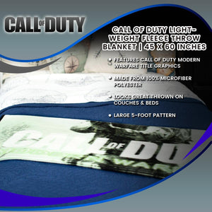 Call of Duty Lightweight Fleece Throw Blanket