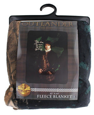 Outlander Jamie Fraser Quote Lightweight Fleece Throw Blanket