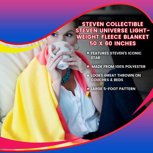 Steven Collectible Steven Universe Lightweight Fleece Blanket