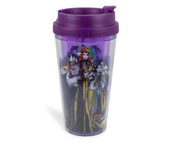 Disney Villains "Bad Vibes Only" Double-Walled Plastic Tumbler