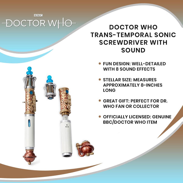 Doctor Who Trans-Temporal Sonic Screwdriver With Sound