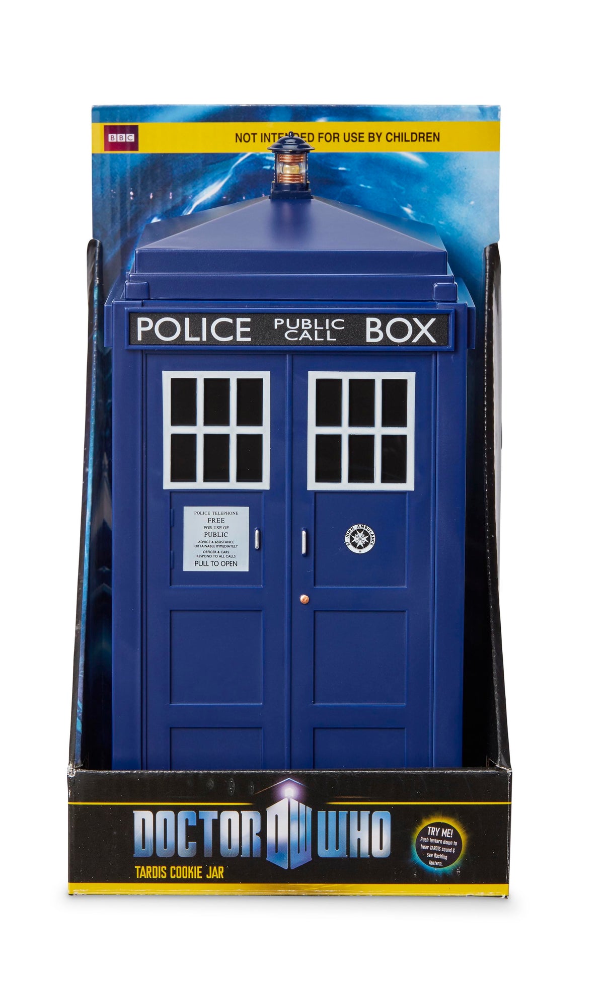 Doctor Who TARDIS Cookie Jar With Lights & Sounds