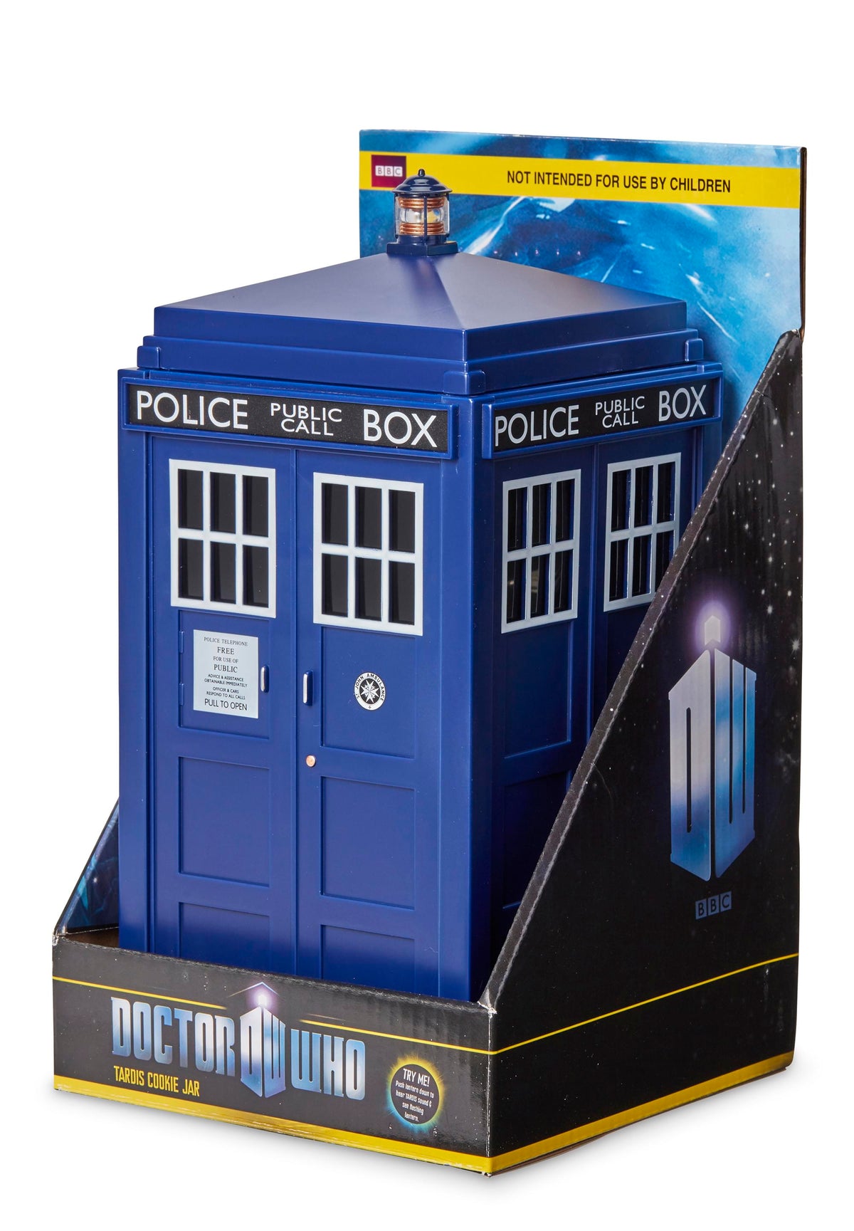 Doctor Who TARDIS Cookie Jar With Lights & Sounds