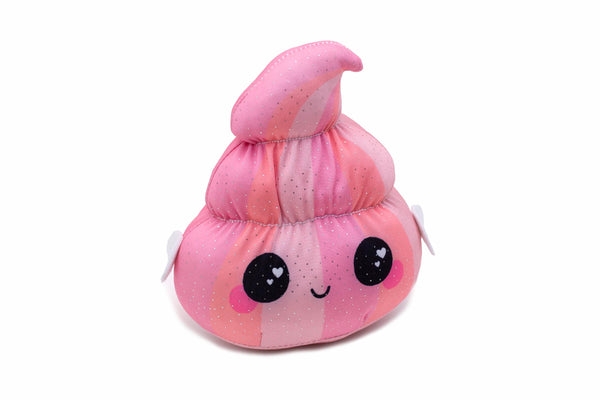 Glitter Galaxy 6-Inch Pink Poop Collectible Plush