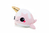 Glitter Galaxy 6-Inch Ice Cream Cone Horn Pink Narwhal Collectible Plush