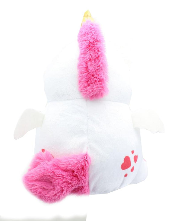 Glitter Galaxy 6-Inch Pink Hair White UniCow Collectible Plush