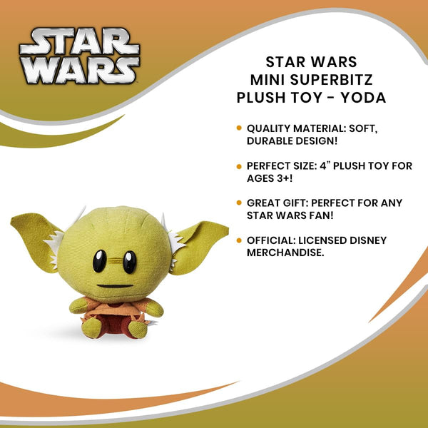 Star Wars Mini SuperBITZ Plush Toy - Yoda