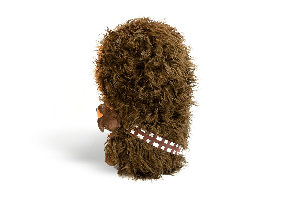 Super-Deformed Star Wars 22” Chewbacca with Porg Talking Plush