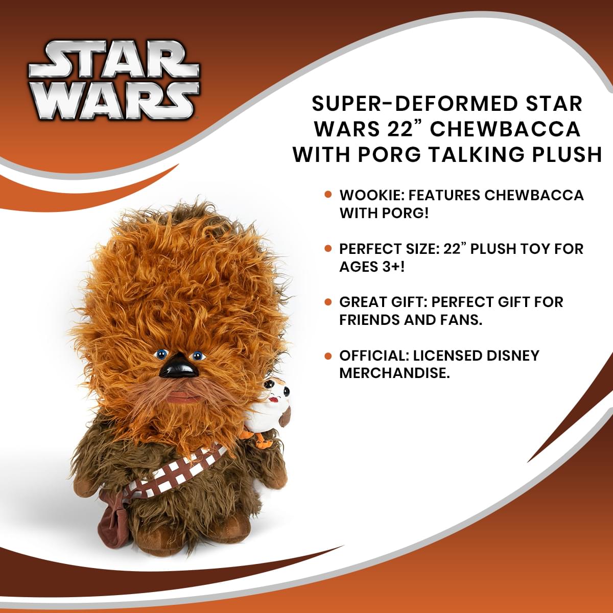 Talking deals chewbacca toy