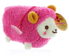Prime Plush 6" Stuffed Animal with Sound Fluffy Sheep Red