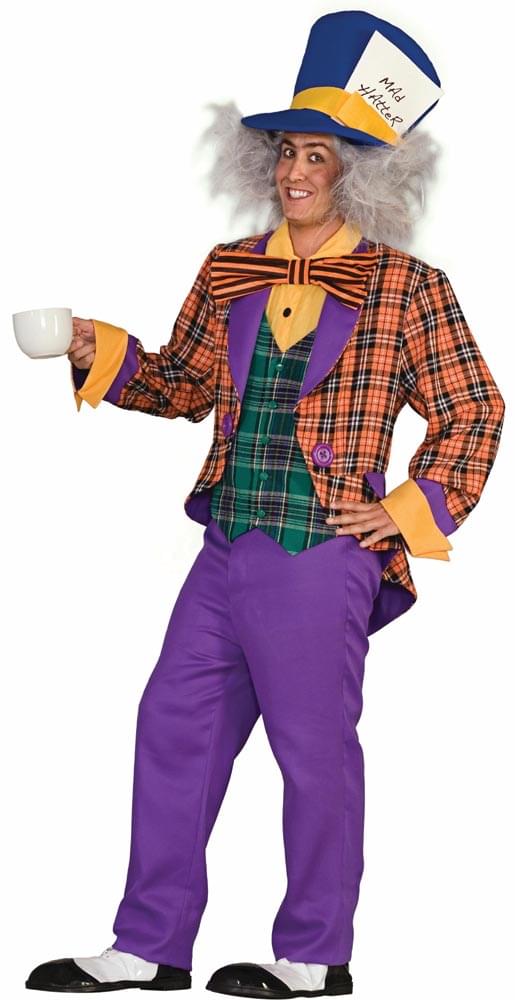 Alice In Wonderland Mad Hatter Costume Adult Standard