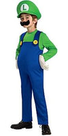 Super Mario Bros Deluxe Luigi Costume Toddler Medium